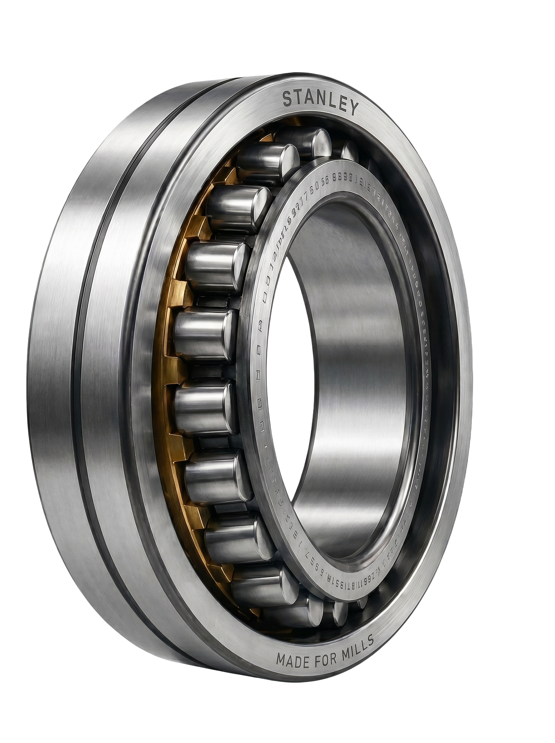 Large bearing isolated on white